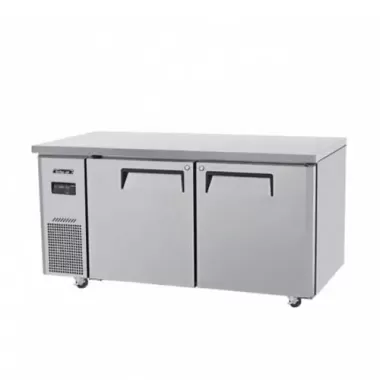 KURF12-2: Bàn nửa đông nửa mát 2 cánh inox 1m2 Turbo Air