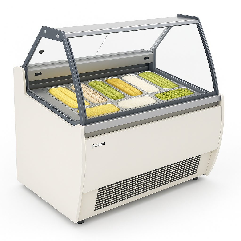 TGL-10: TỦ TRƯNG BÀY KEM TURBO AIR